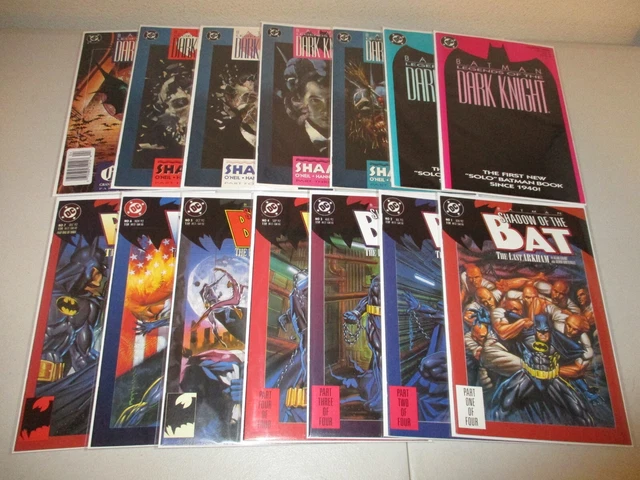 Batman Legends of the Dark Knight #1-6 + Shadow of the Bat 1-7 (Lot of 14) VF/NM