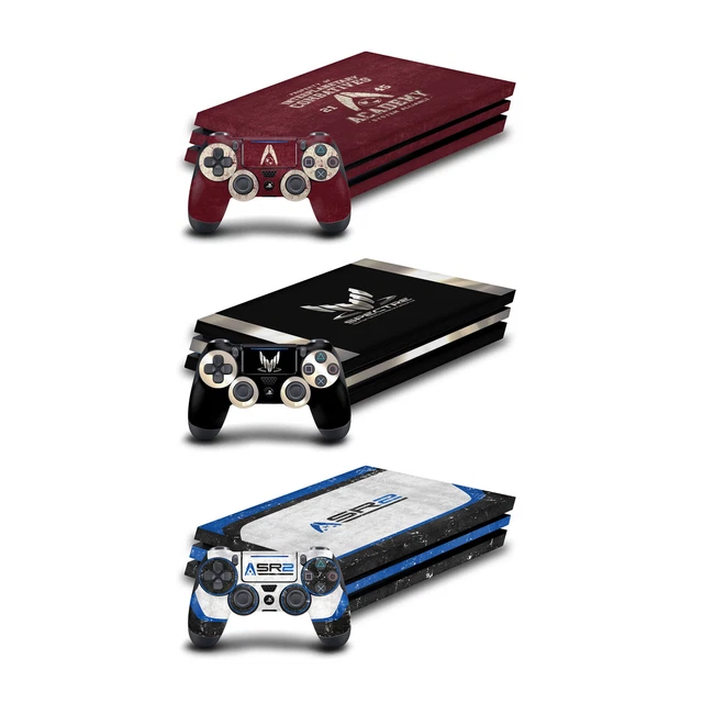 Ea Bioware Mass Effect 3 Badges And Logos Vinyl Skin For Sony Ps4 Pro Bundle