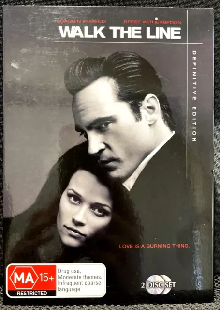 Walk the Line Definitive Edition DVD 2005 Joaquin Phoenix Reese Witherspoon Film