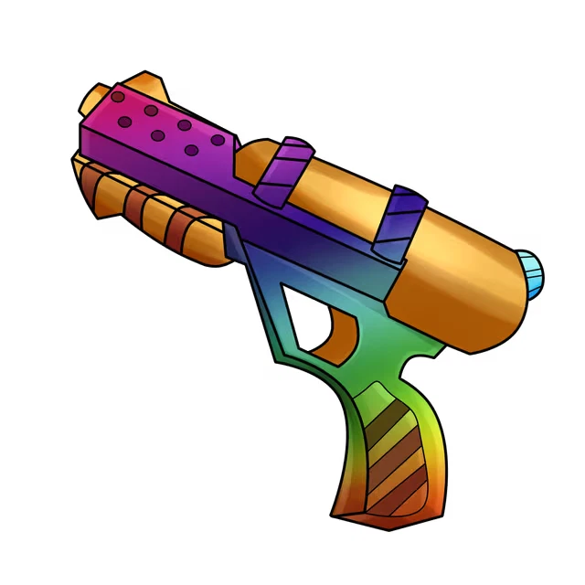 ROBLOX MURDER MYSTERY 2 Chroma Evergun - Pistolet Virtuel Pour Le Jeu MM2