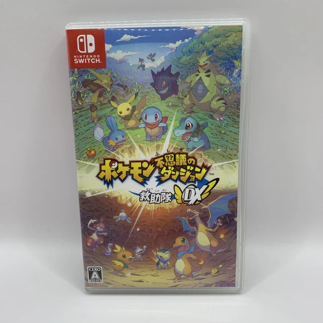 Pokemon Mystery Dungeon Rescue Team DX Nintendo Switch Game NTSC-J Japan Import