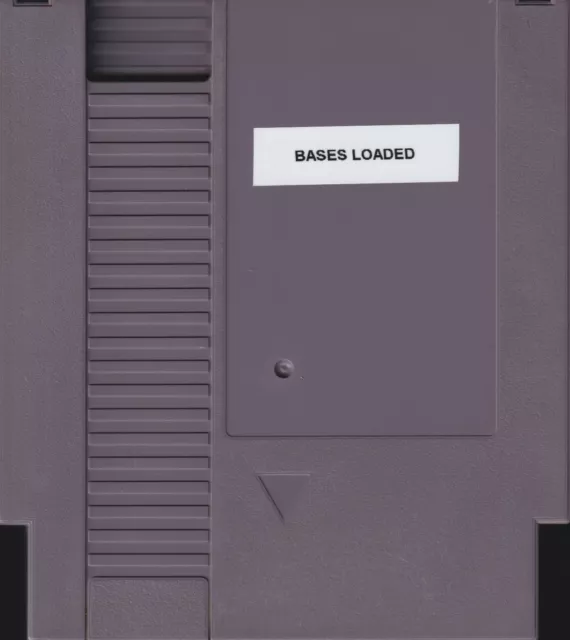 BASES LOADED (1988) nes nintendo no label baseball classic NTSC USA IMPORT