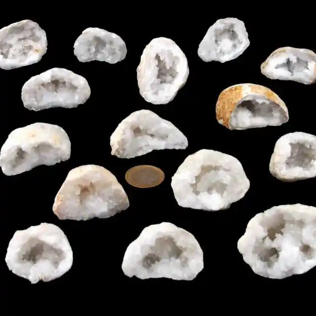 Bergkristall Natur Druse | Geode | Stufe 5 – 50 g aus Brasilien AA - Qualität p 3