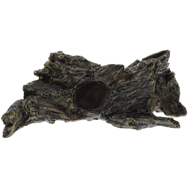 Fish Shrimp Hiding Place Resin Tree Root Driftwood Aquarium Tank Bark