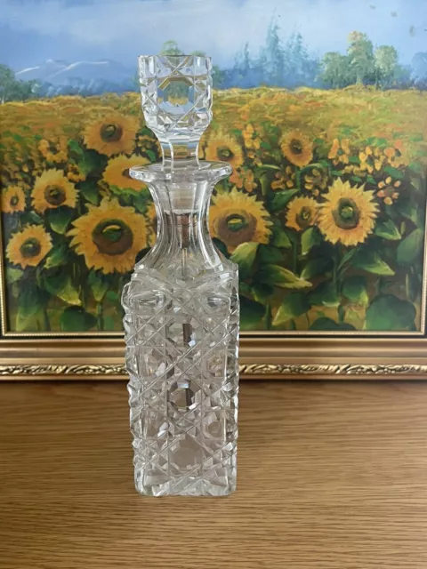 Beautiful Early c1900’s Edwardian Period Cut Glass Snuff Bottle