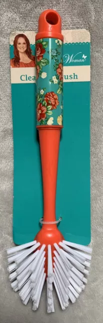 NEW The Pioneer Woman VINTAGE FLORAL Dish Washing / Kitchen Cleaning Scrub Brush