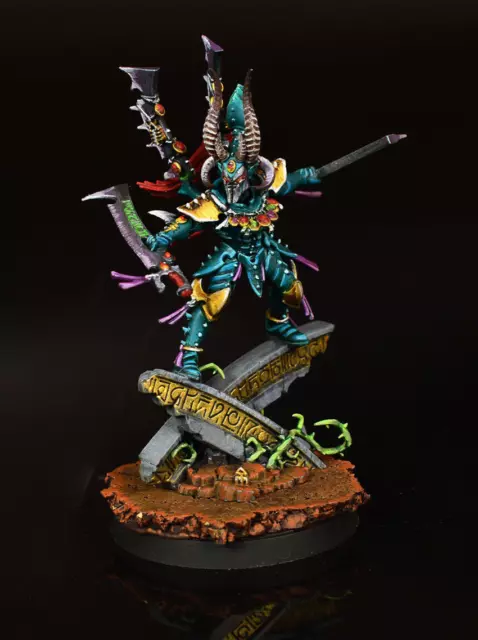 Warhammer 40k Drukhari Drazhar: Well Painted