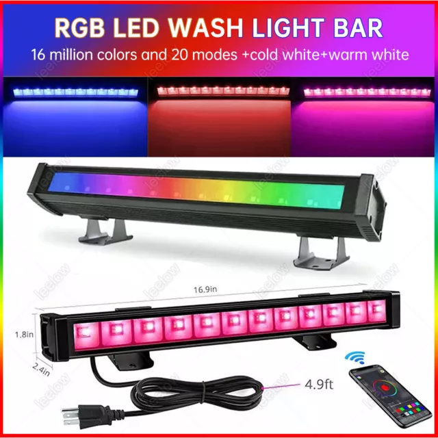 RGB LED Fluter Smart Bluetooth APP 36W Flutlicht Außen Strahler Scheinwerfer HOT 3