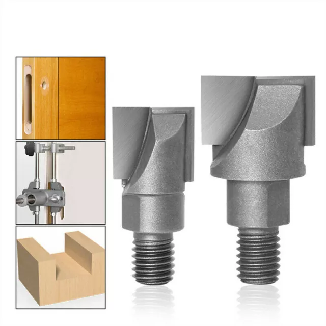 16-25mm Ersatz Hartmetallspitze Holzschneider Werkzeug-Kit für Mortice Lock Jig