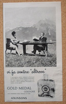 Pubblicità Advertising Werbung Italia Clipping 1959 COLONIA GOLD MEDAL ATKINSONS 