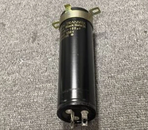 BLACK GATE SK 500V 100uF x2 Rubycon Capacitor Pair Japan