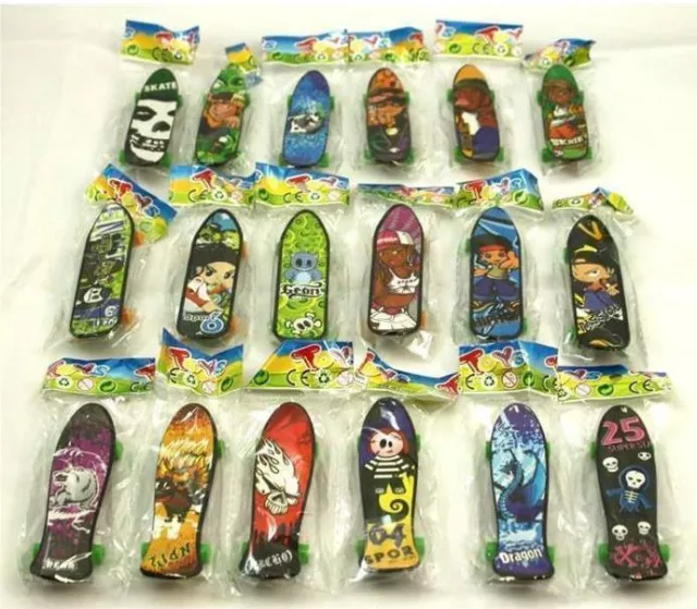 18x Fingerskateboard Fingerboard Mitgebsel Mitbringsel Kindergeburtstag Tombola