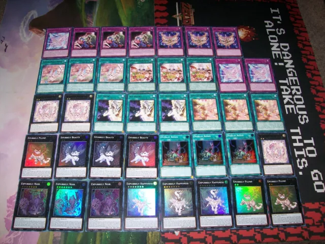 39 Card Expurrely Purrely Deck Core Noir Happiness Plump Beauty AMDE Yu-Gi-Oh!
