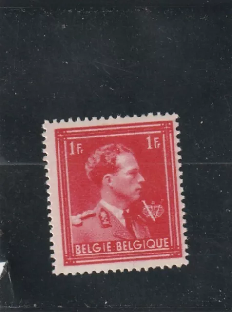 L5341 BELGIQUE timbre Y&T N° 690 de 1945 " Léopold III " Neuf **