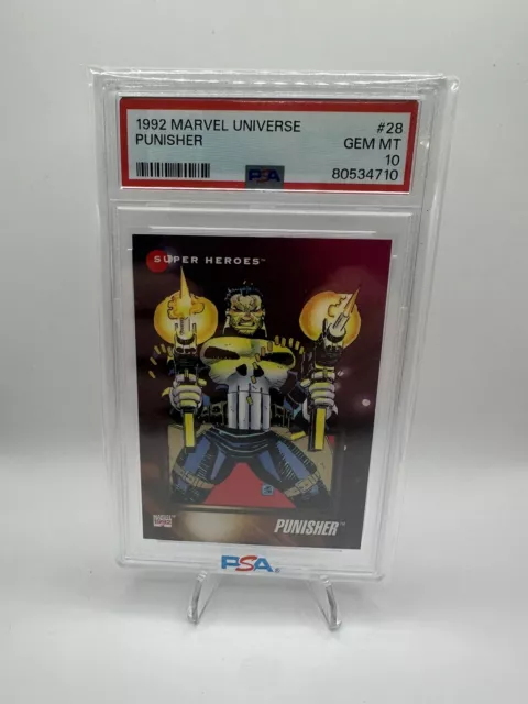 1992 Marvel Universe Series 3 Punisher #28 PSA 10