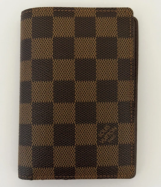 Authentic Used Louis Vuitton Checkered Passport Holder