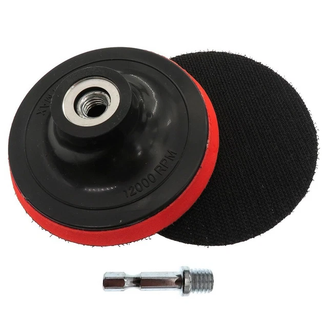 Almohadilla de yeso plato de lijado accesorios plato de soporte M10 rosca poliuretano