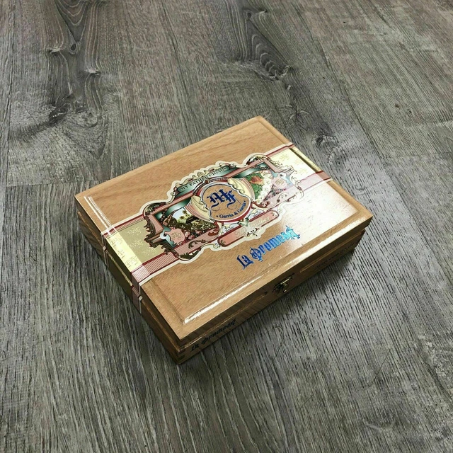 My Father Cigars Garcia La Promesa Toro Empty Wooden Cigar Box 9x7x2