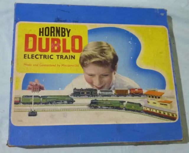 Hornby Dublo Oo 3 Rail Edg17 Br Goods Train - Boxed