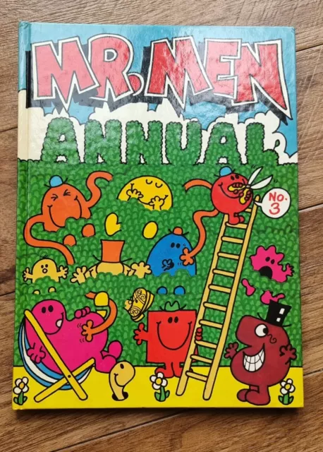 MR.MEN ANNUAL HARD Back Book .1981 .No.3 £4.50 - PicClick UK