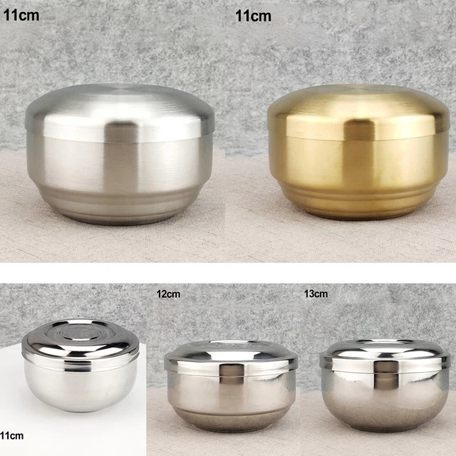Accessori cucina resistenza graffi guscio doppia parete ciotola calore isolato