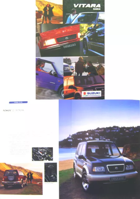 Suzuki Vitara 1.6 JX Sport 2.0 V6 TD 1997-98 Original UK Sales Brochure