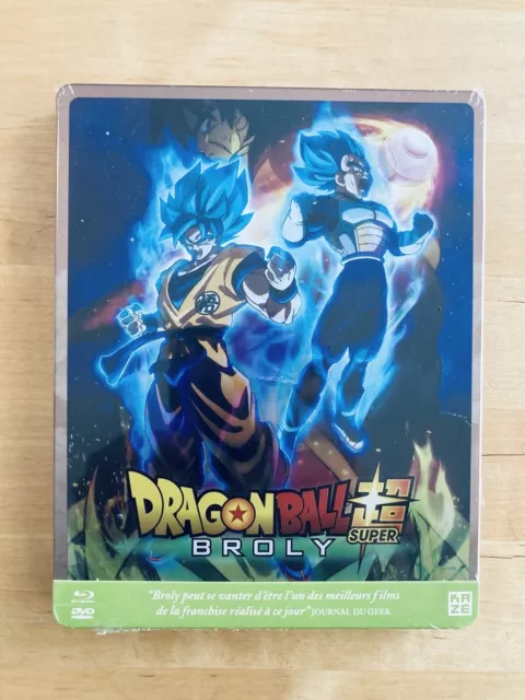 SteelBook Dragon Ball Super -Broly- Blu-Ray + DVD-Édition boîtier SteelBook Neuf