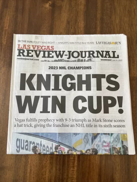 Golden Knights collectible  Lifting the Cup – Review-Journal Store
