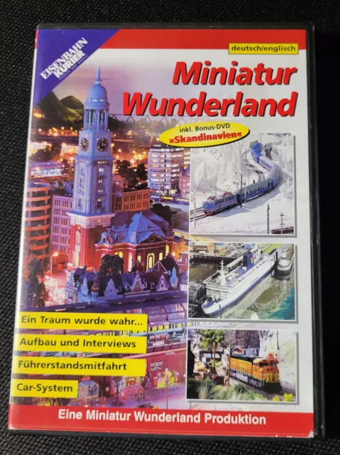 Miniatur Wunderland mit Bonus DVD Skandinavien Ein Traum wurde wahr 2x DVD TOP