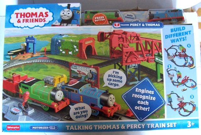 THOMAS & FRIENDS Motorized Talking Thomas and Percy Train SET GTM20 ...