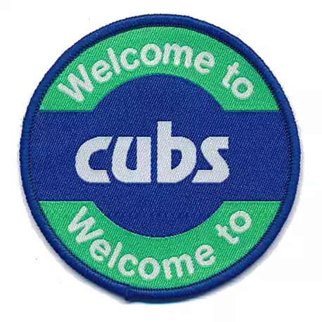 Welcome To Cubs Fun Woven Badge- Scouts