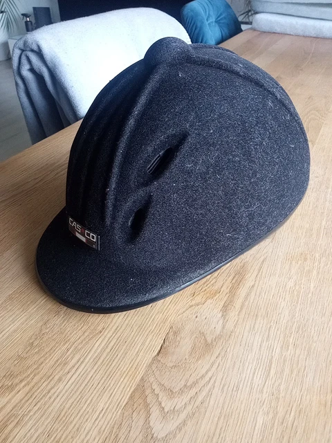 Casco Reithelm Helm Reiten Schutzhelm Modell ECCO M Gr. 54-57 cm schwarz