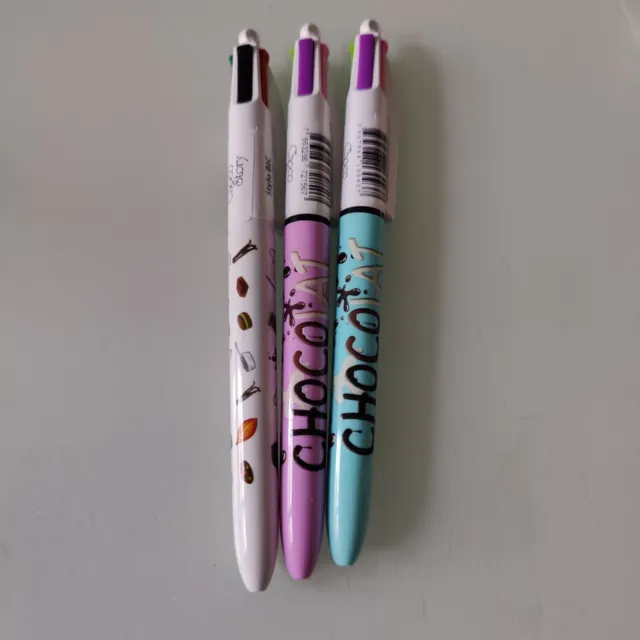 Ensemble de Mini stylos à plume colorés Kawaii,5 pièces/lot,avec Sac  d'encre,stylo à encre en plastique pour l'écriture,fournitures scolaires et  de