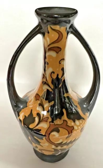 Vintage Regina Rosario Gouda Art Pottery Vase Holland