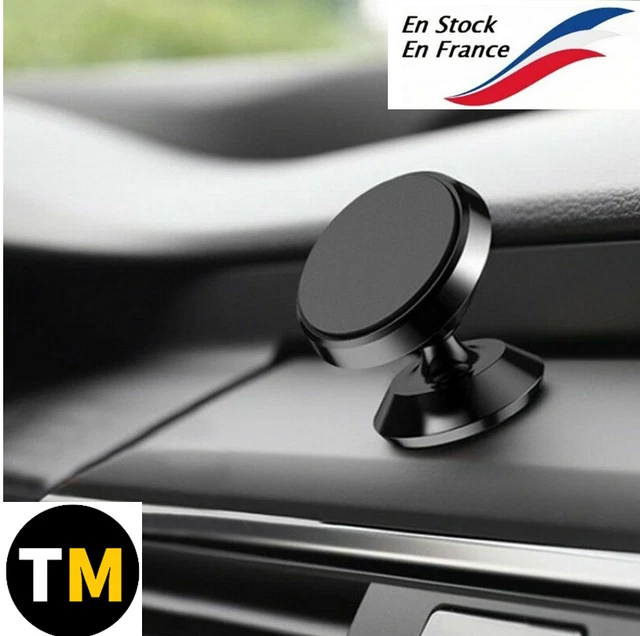 Support Magnetique Rotule 360° Porte Telephone Voiture Smartphone Gps Iphone Mp3