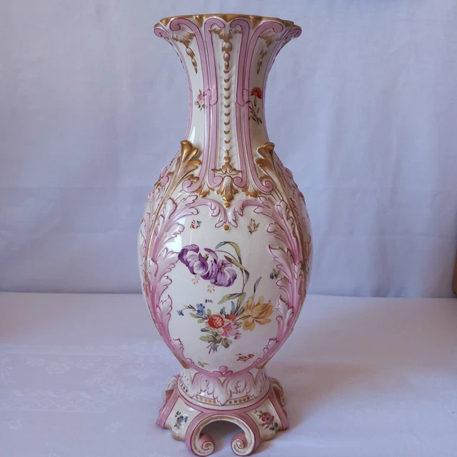 Grand Vase Sarreguemines 3
