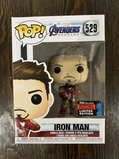 Avengers Endgame Iron Man Funko Pop 529 Marvel 2019 Fall Convention Exclusive