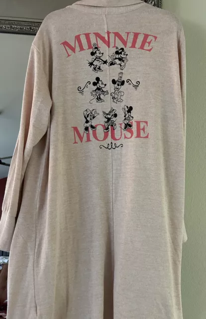 disney Minnie Mouse open-front Sweater. Size XL