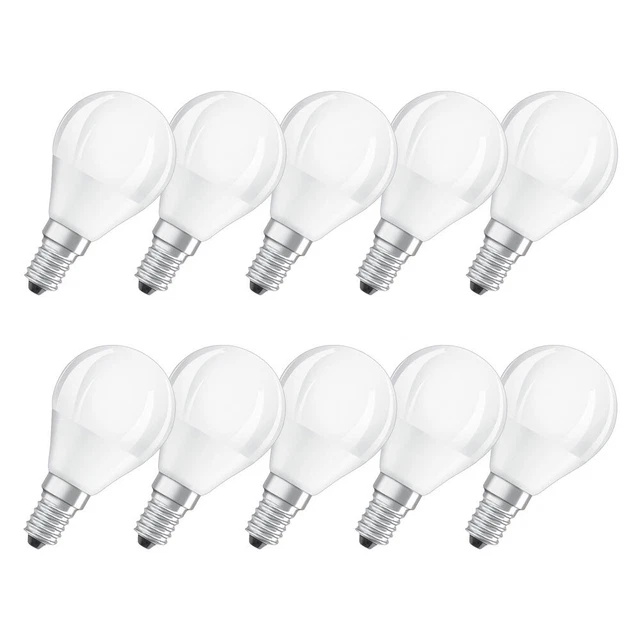 10 x Bellalux LED Tropfen 5W = 40W E14 matt 470lm neutralweiß 4000K UVP 39€