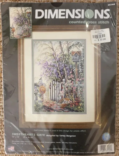 🪡 Dimensions Counted Cross Stitch Embroidery Kit - Sweetheart's Gate - #35144