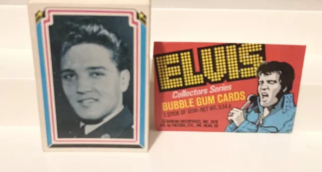 Elvis Presley Collector Series 1978 Donruss Bubble Gum Cards Complete Set Of 66