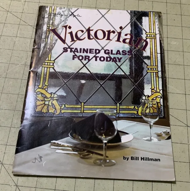 Victorian Stained Glass For Today Pattern Book- Used Good Cond.  Free Shipping