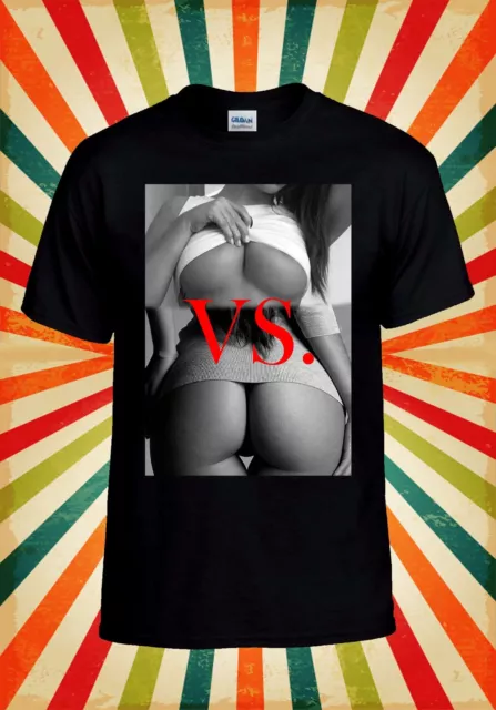 B**bs Vs Ass Sexy Girl Naked Fun Cool Men Women Unisex Baseball T Shirt Top 2926