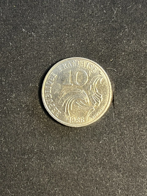 Pièce 10 Francs France 1986 - Jimenez - Marianne - Nickel - TTB