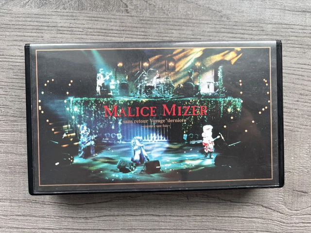 MALICE MIZER SANS Retour Voyage VHS 1997 Shibuya Unopened