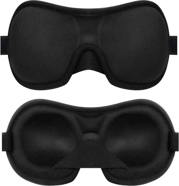 Masque de Sommeil 3D Nuit Cache Yeux Relaxation Voyage Ergonomique Doux