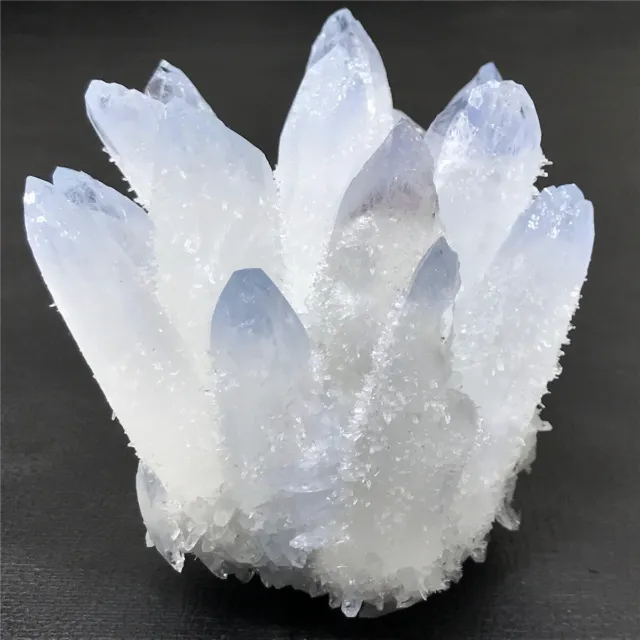 390G New Find blue Phantom Quartz Crystal Cluster Mineral Specimen Healing