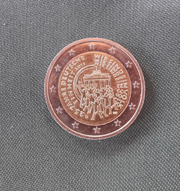25 Jahre Wir Sind Ein Volk 2 Euro Münze 2 EURO SONDERMUENZE 25 Jahre deutsche Einheit Wir sind das Volk.2015