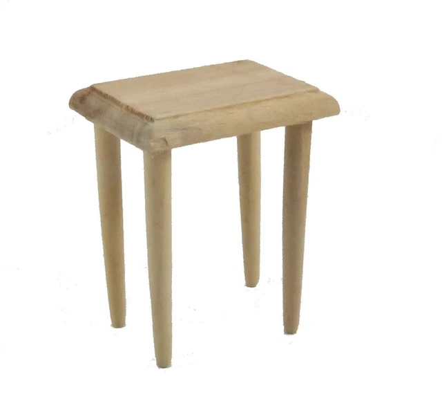 Table De Chevet Miniature En Bois Pour Maison De Poupée - Meuble Vintage Avec Tiroir (environ 5.6 Cm)