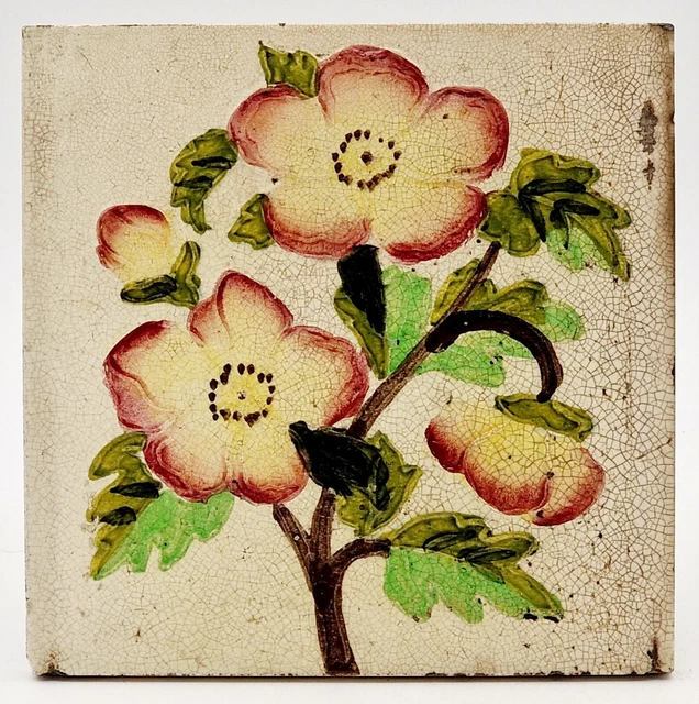 Antique Fireplace Tile Sherwin & Cotton C1880
